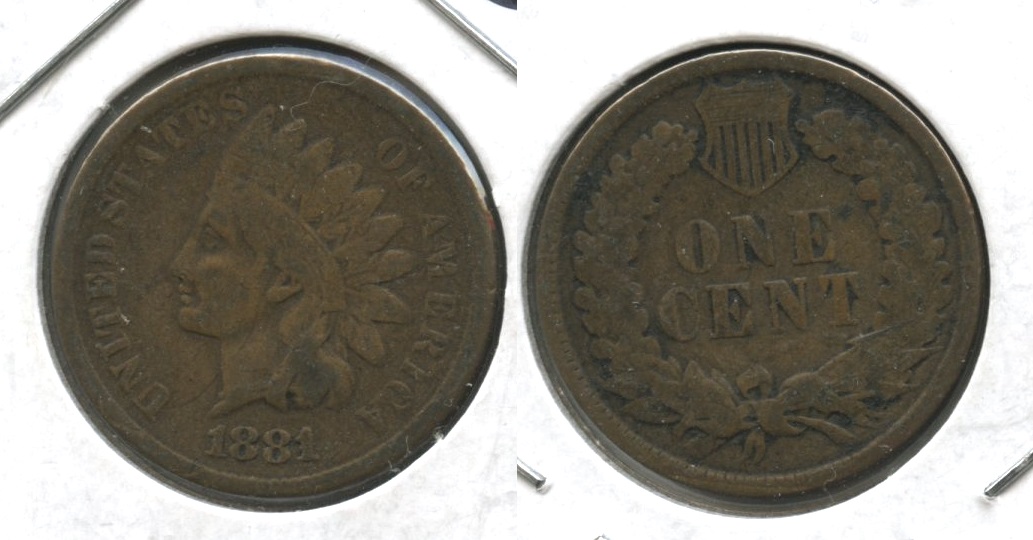 1881 Indian Head Cent VG-8 #b