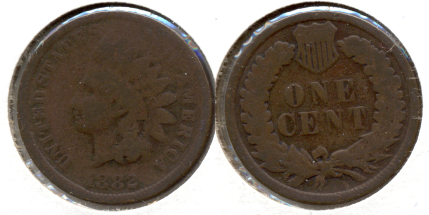 1882 Indian Head Cent Good-4 d
