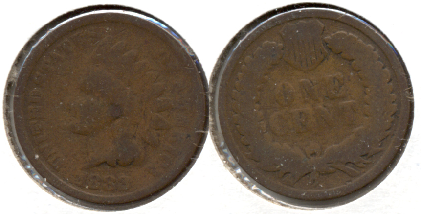 1882 Indian Head Cent Good-4 f