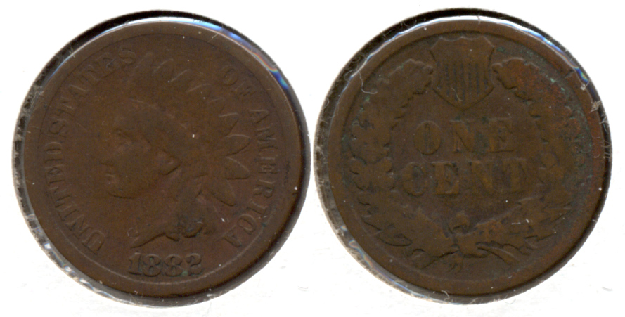 1882 Indian Head Cent Good-4 m