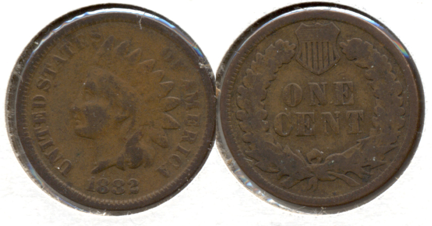 1882 Indian Head Cent Good-4 o