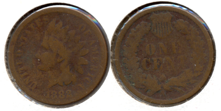 1882 Indian Head Cent Good-4 r