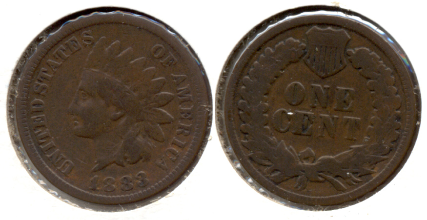 1883 Indian Head Cent Good-4 ab