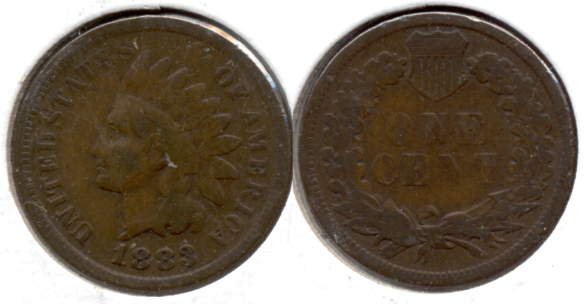 1883 Indian Head Cent Good-4 ai