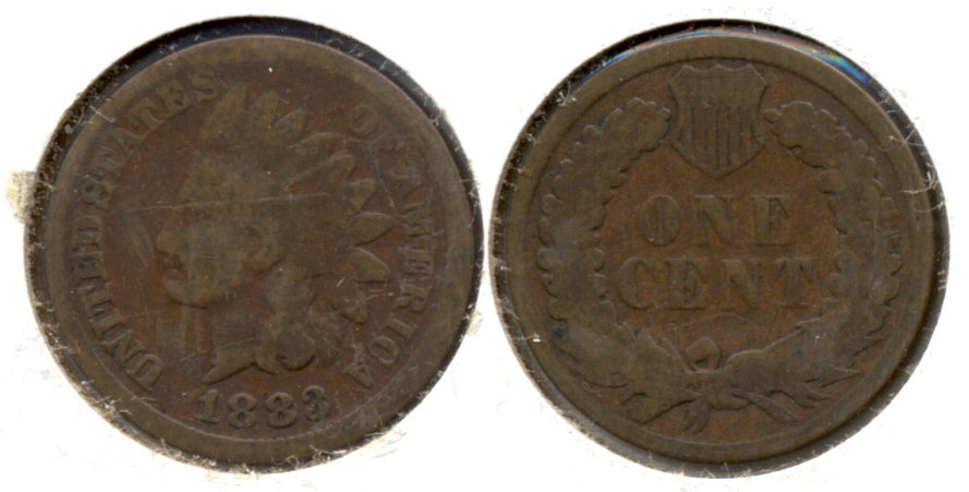 1883 Indian Head Cent Good-4 ar