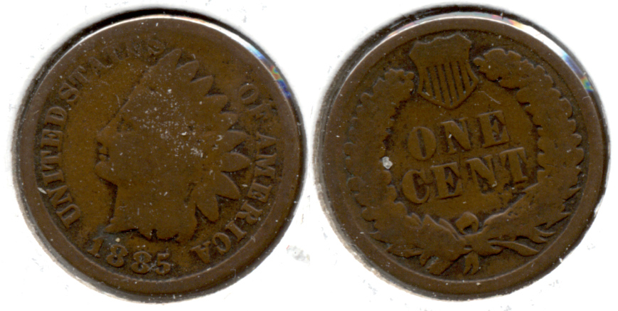 1885 Indian Head Cent AG-3 b