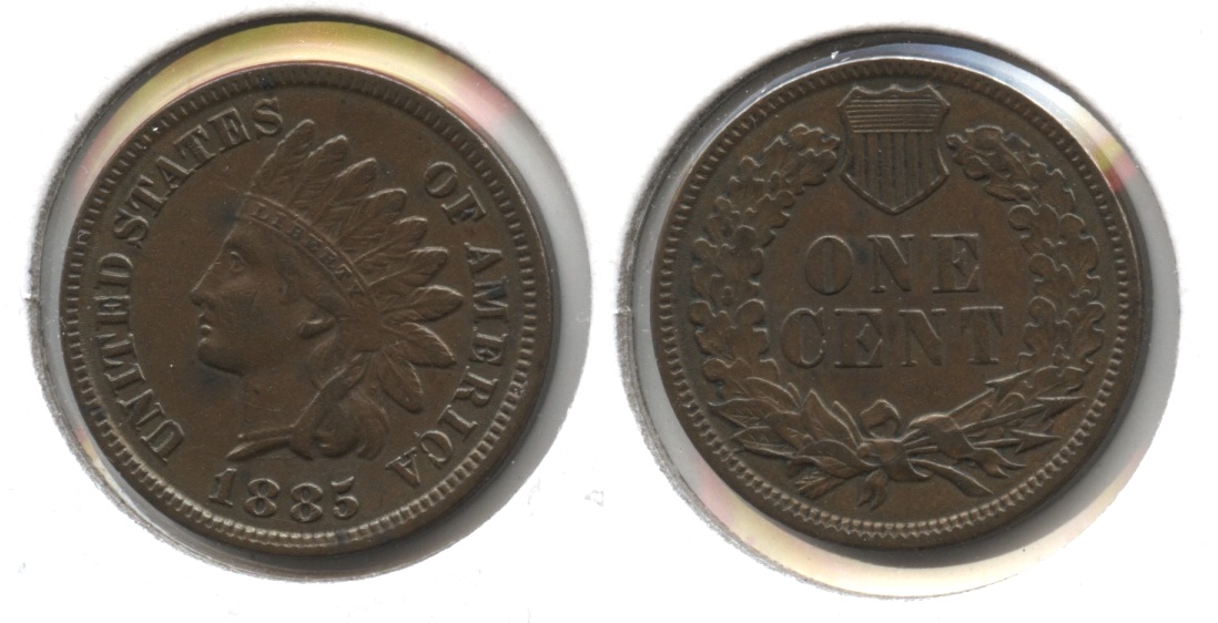 1885 Indian Head Cent EF-40 Spots