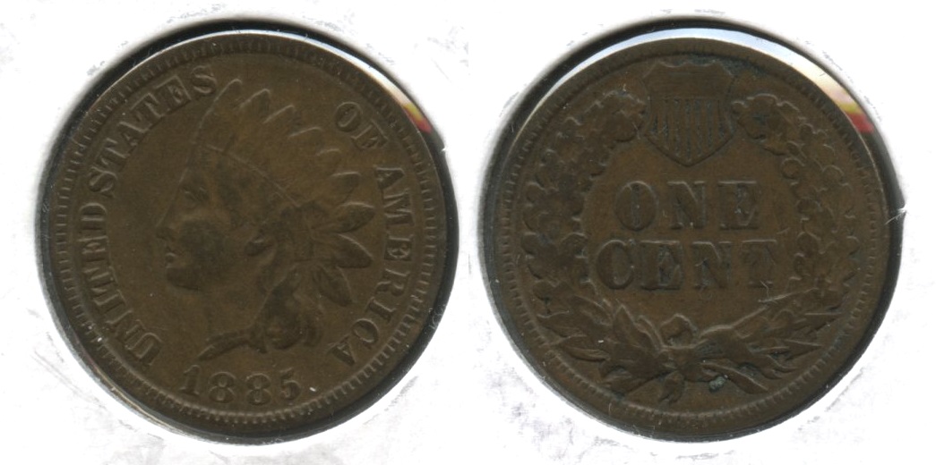 1885 Indian Head Cent Fine-12