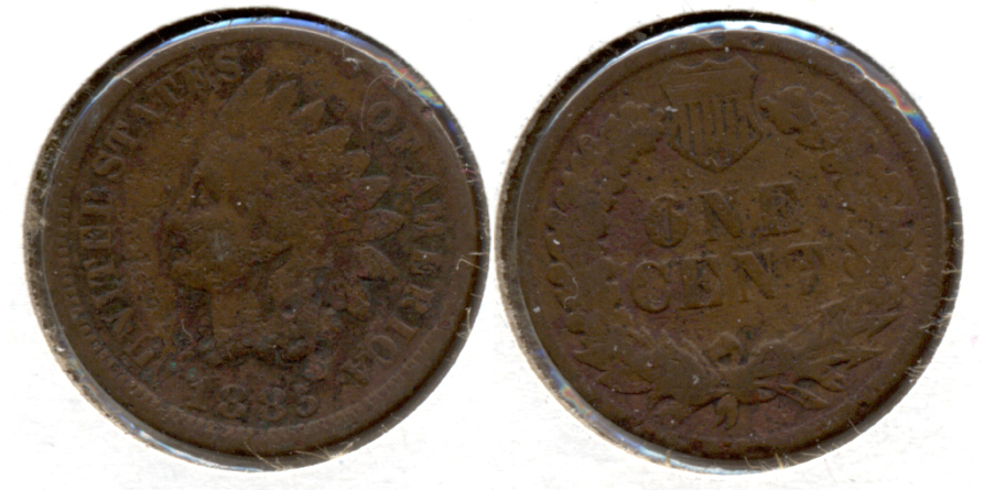 1885 Indian Head Cent G-4 a Porous