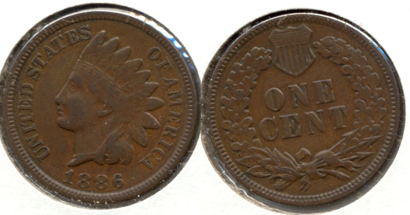 1886 Indian Head Cent EF-40 a