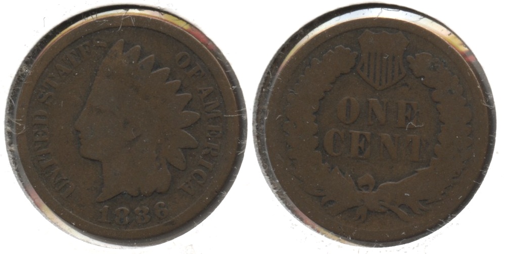 1886 Type 2 Indian Head Cent G-4 #c