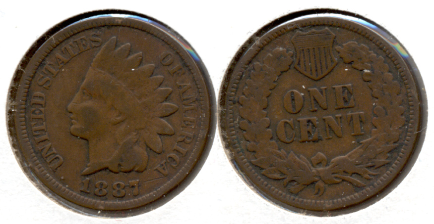 1887 Indian Head Cent Good-4 d