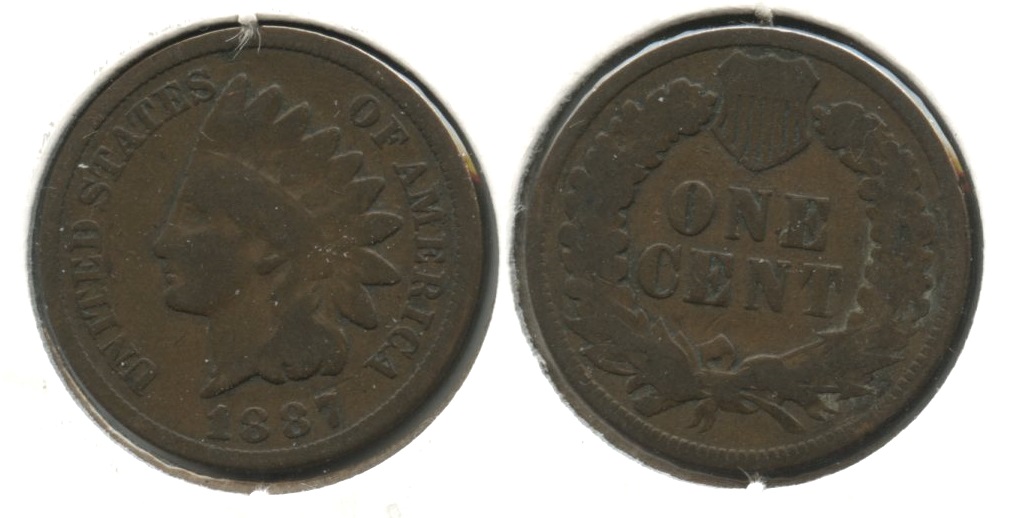 1887 Indian Head Cent Good-4 #r