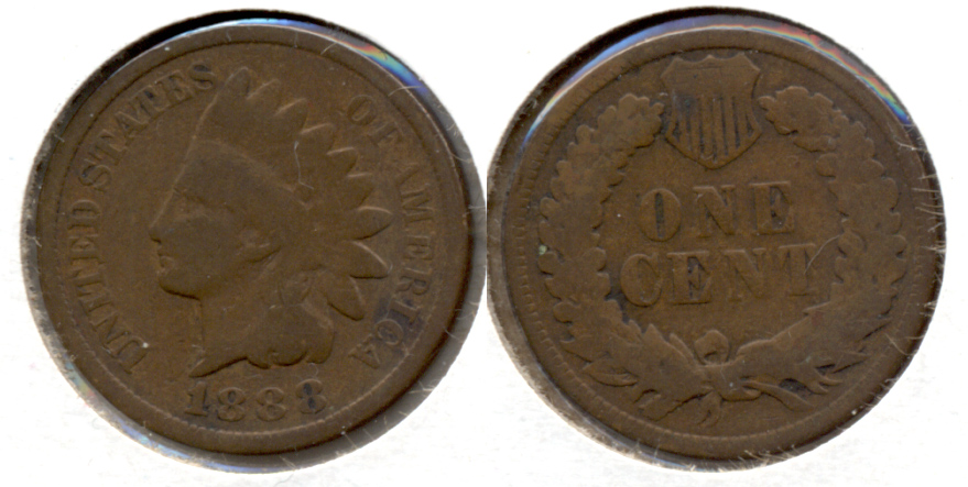 1888 Indian Head Cent Good-4