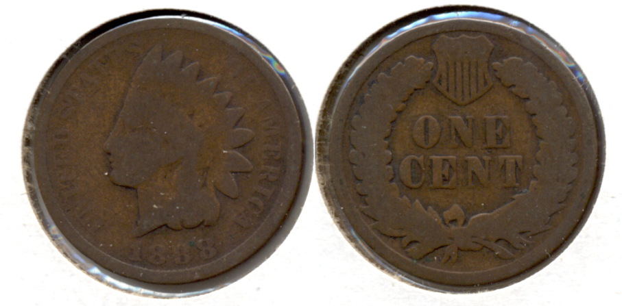 1888 Indian Head Cent Good-4 f