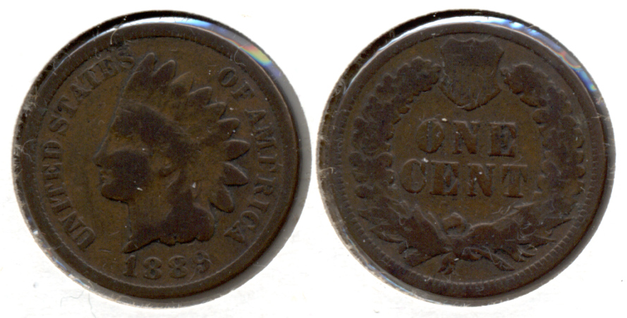 1889 Indian Head Cent Good-4 a