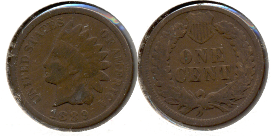 1889 Indian Head Cent Good-4 l