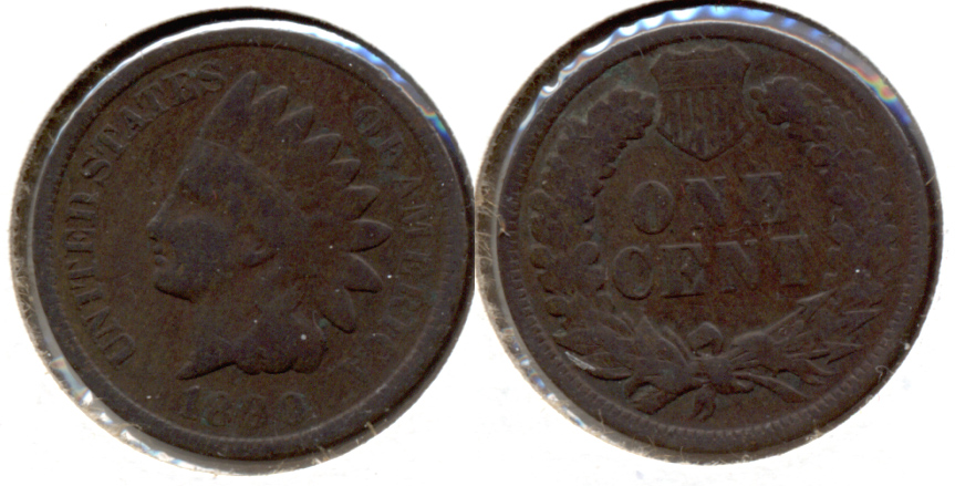 1890 Indian Head Cent Good-4 e
