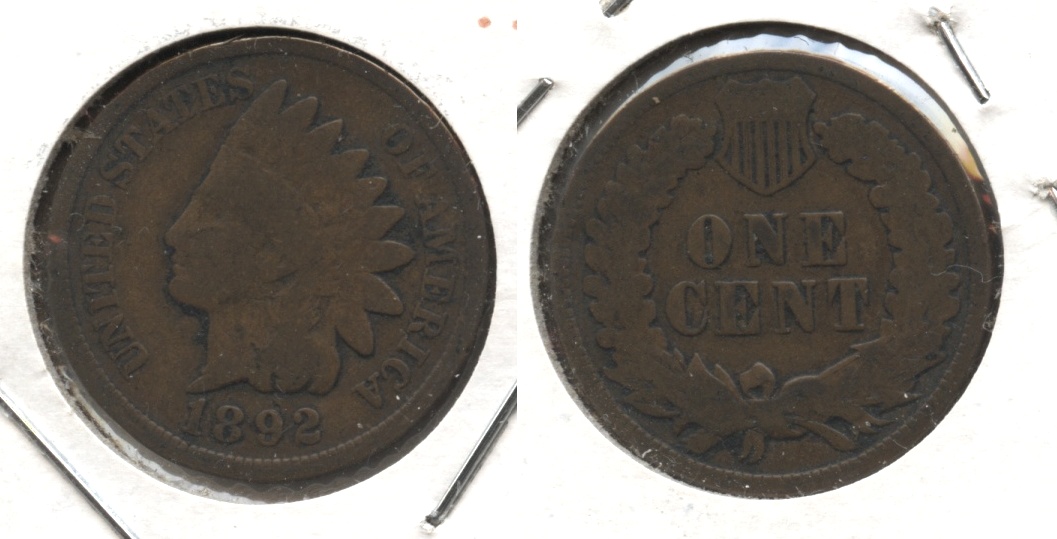 1892 Indian Head Cent Good-4 #u