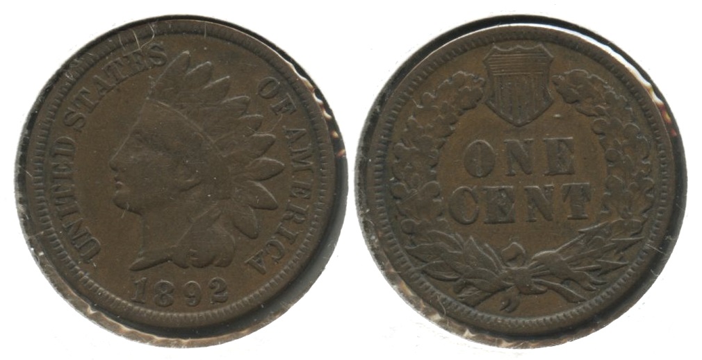 1892 Indian Head Cent Good-4 #x