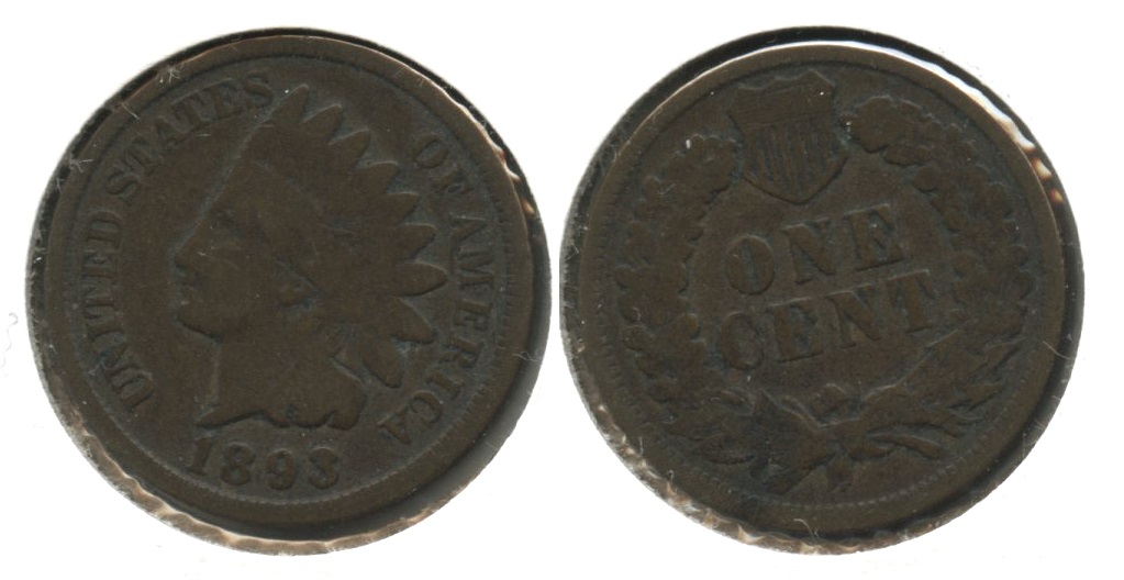 1893 Indian Head Cent Good-4 #xy