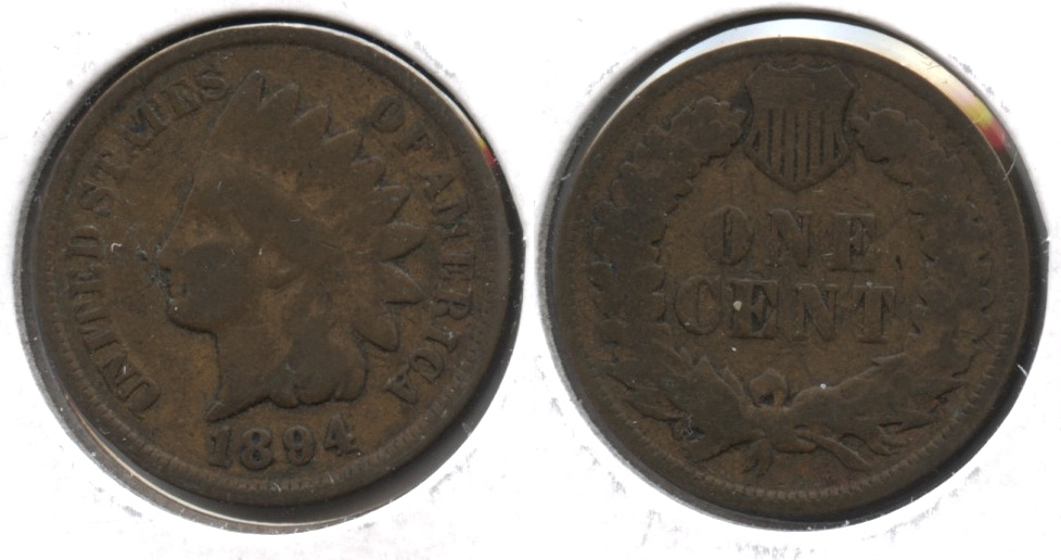 1894 Indian Head Cent Good-4 #au