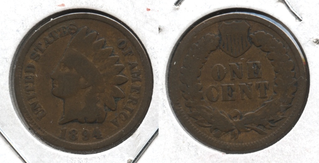 1894 Indian Head Cent Good-4 #bg