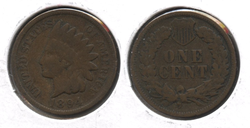 1894 Indian Head Cent Good-4 #bo
