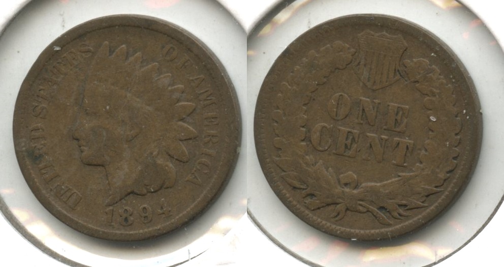 1894 Indian Head Cent Good-4 #bu