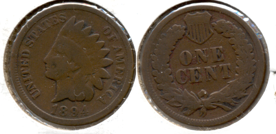 1894 Indian Head Cent Good-4 v