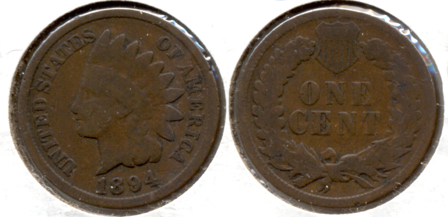 1894 Indian Head Cent Good-4 z