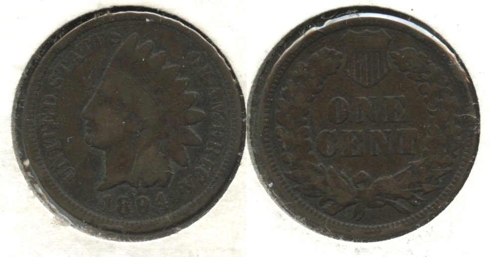 1894 Indian Head Cent VG-8 #b
