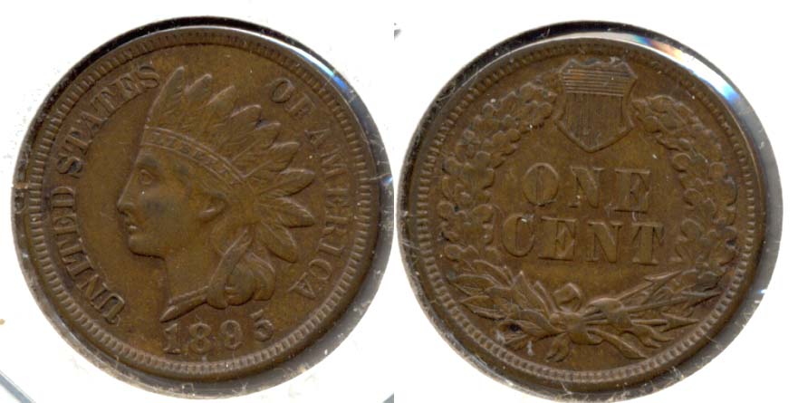 1895 Indian Head Cent AU-55