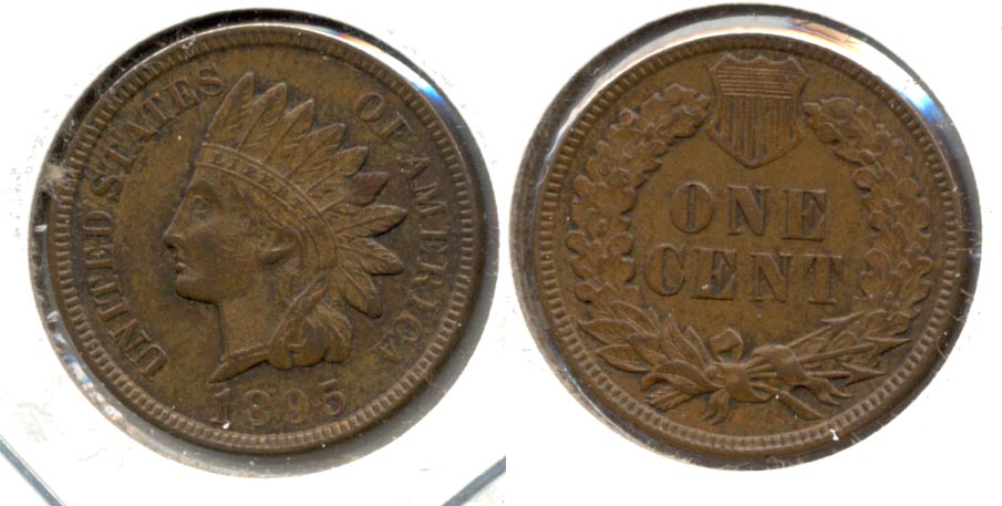 1895 Indian Head Cent AU-55 a