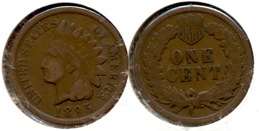 1895 Indian Head Cent Good-4 b
