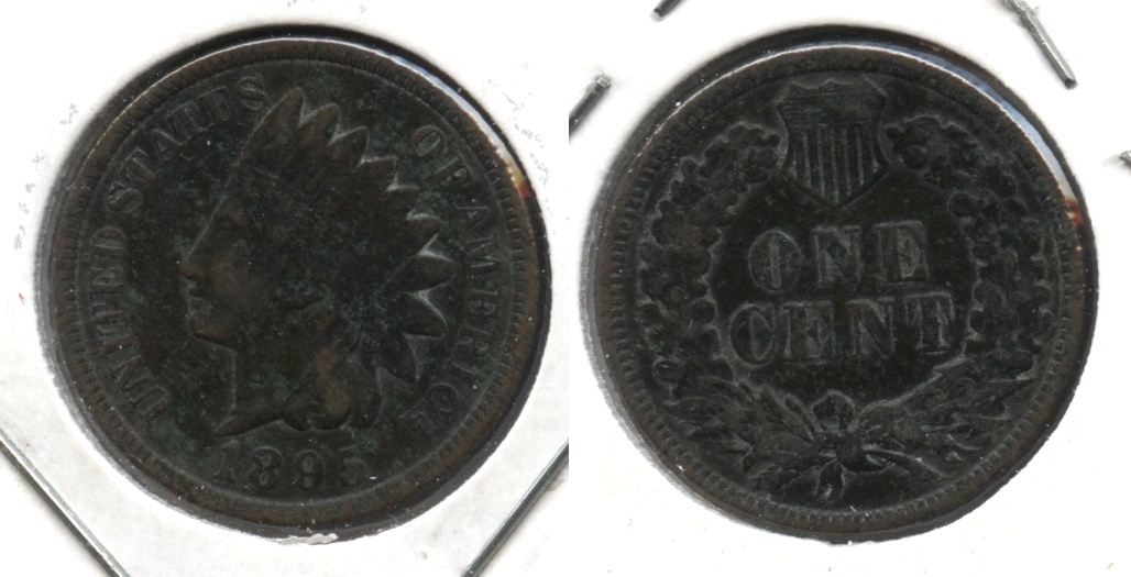 1895 Indian Head Cent VG-8 Dark