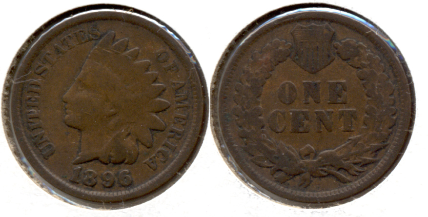 1896 Indian Head Cent Good-4 d