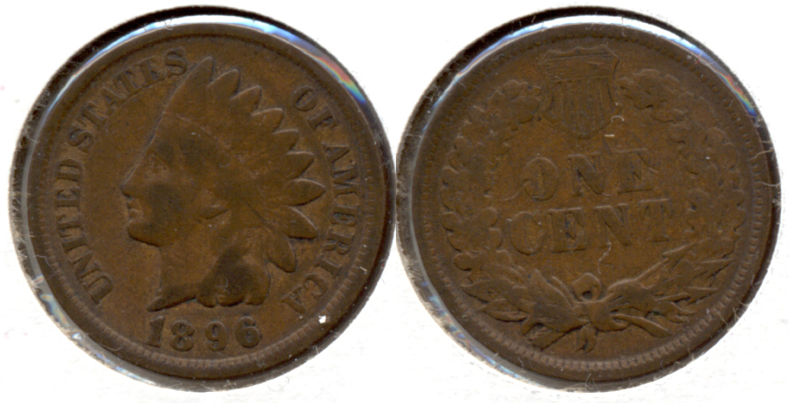 1896 Indian Head Cent Good-4 h