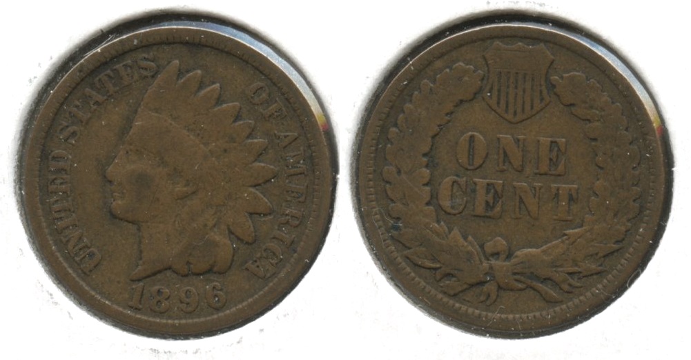 1896 Indian Head Cent Good-4 #o