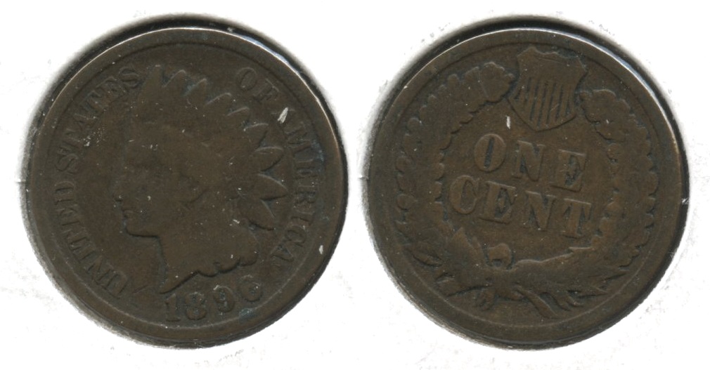 1896 Indian Head Cent Good-4 #r