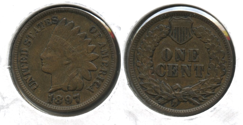 1897 Indian Head Cent EF-40 #b