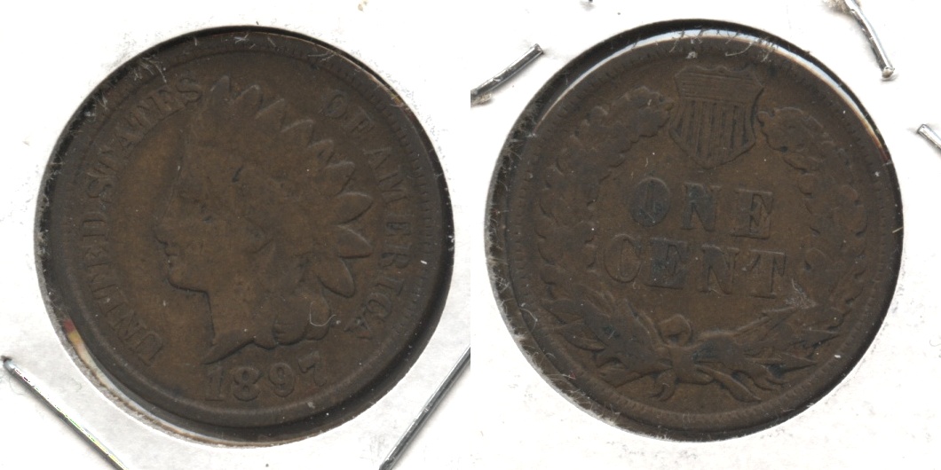 1897 Indian Head Cent Good-4 #i