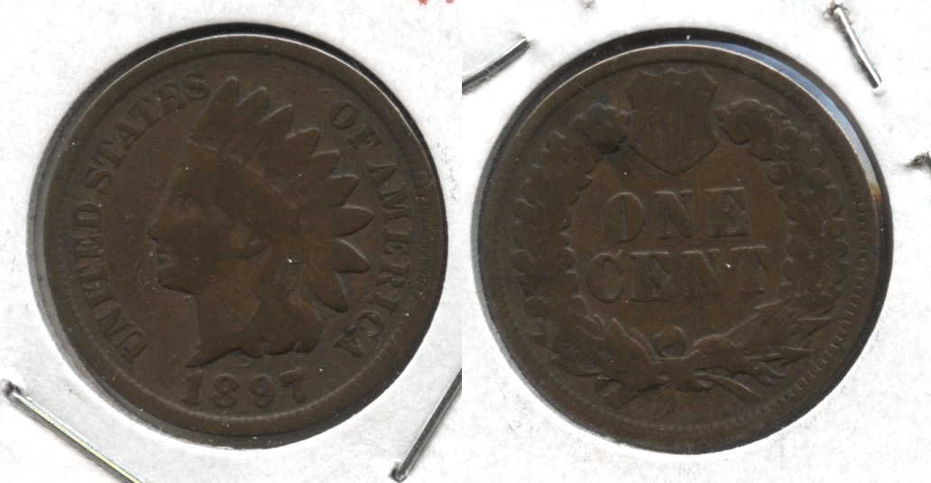 1897 Indian Head Cent Good-4 #k