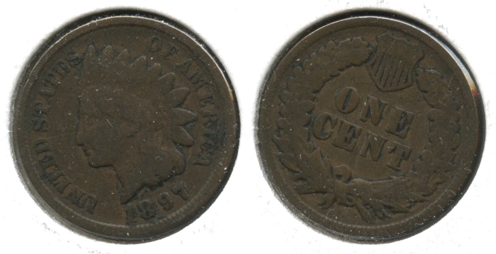 1897 Indian Head Cent Good-4 #n