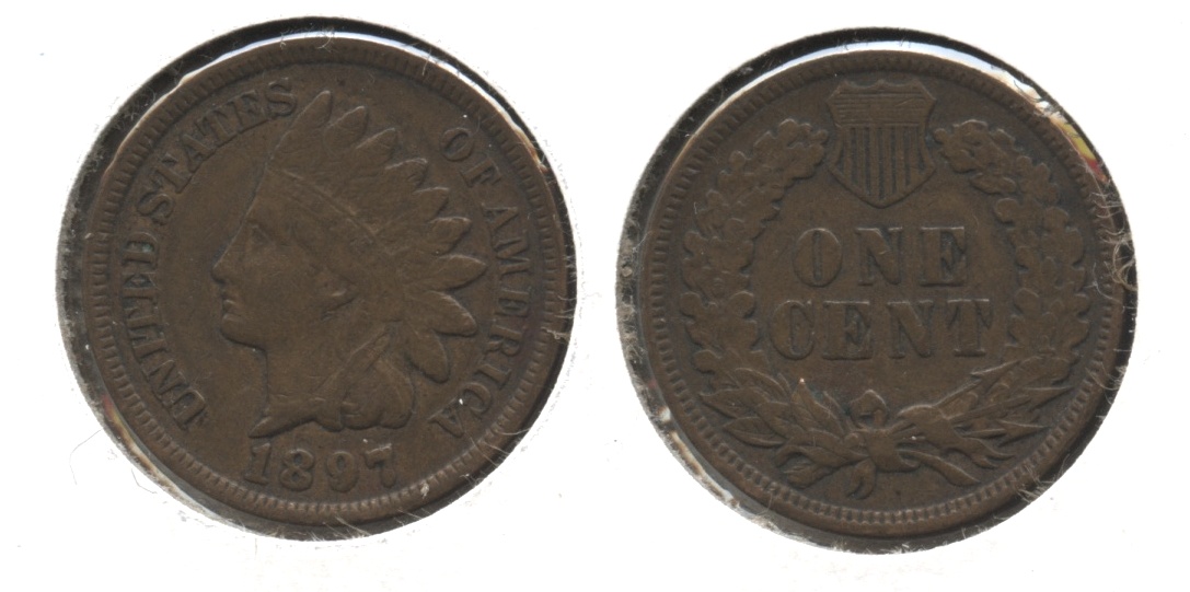 1897 Indian Head Cent VF-20 #c