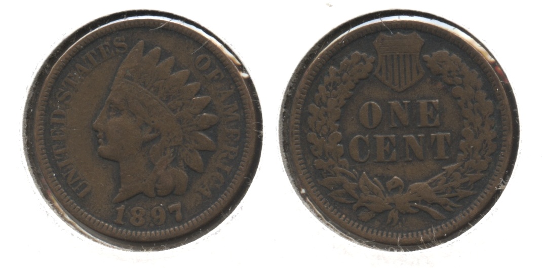 1897 Indian Head Cent VF-20 #e