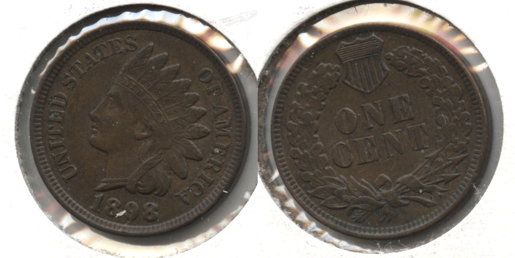 1898 Indian Head Cent AU-55 #a