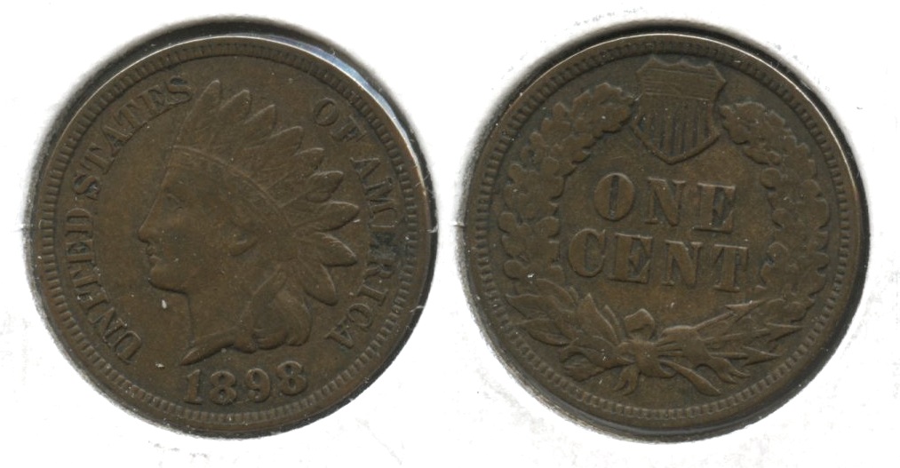 1898 Indian Head Cent EF-40 #d