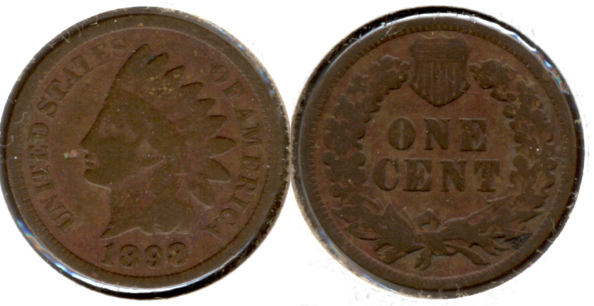 1898 Indian Head Cent Good-4 a