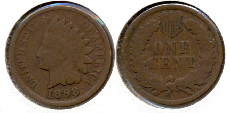 1898 Indian Head Cent Good-4 aa